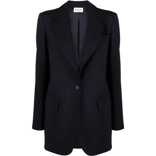 Wool Jacket with Textured Finish , female, Sizes: M - P.a.r.o.s.h. - Modalova