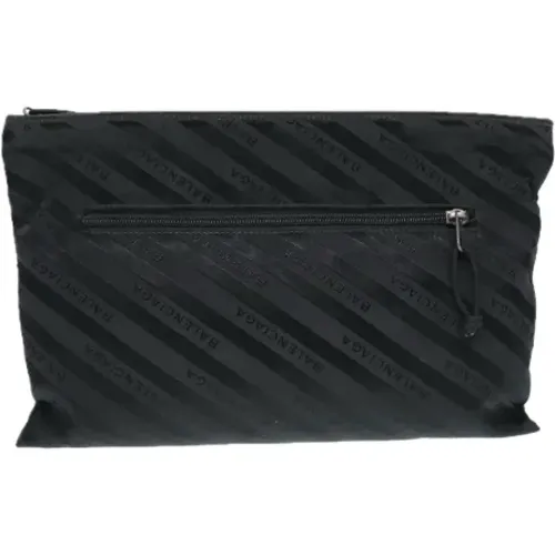 Pre-owned Clutches, female, , Size: ONE SIZE Pre-owned Canvas clutches - Balenciaga Vintage - Modalova