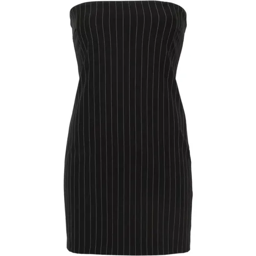 Pinstripe Dress with Wide Neck , female, Sizes: XS, M - PATRIZIA PEPE - Modalova