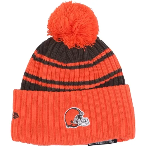 Cleveland Browns Pom Pom Beanie Hat - new era - Modalova