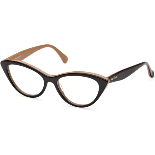 Chic Celluloid Eyeglasses for Women , female, Sizes: 53 MM - Max Mara - Modalova