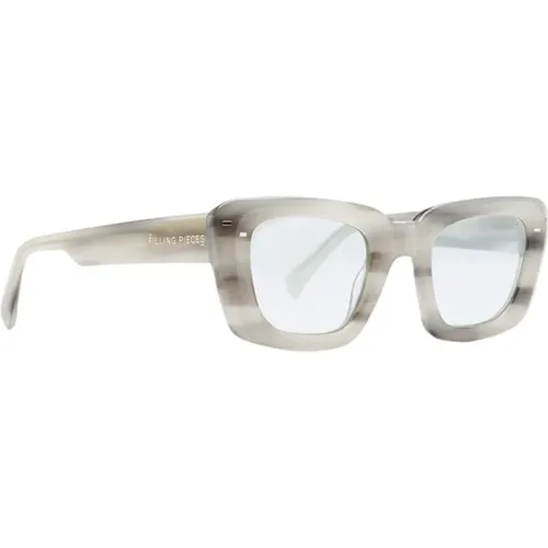 Squarro Sunglasses Classic Grey Marble , male, Sizes: ONE SIZE - Filling Pieces - Modalova