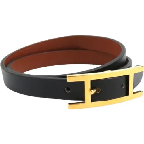 Pre-owned Belts, female, , Size: ONE SIZE Pre-owned Leather belts - Hermès Vintage - Modalova