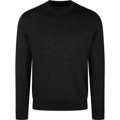 Reiner Woll-Crew-Neck-Pullover Fw24 , Herren, Größe: M - Herno - Modalova