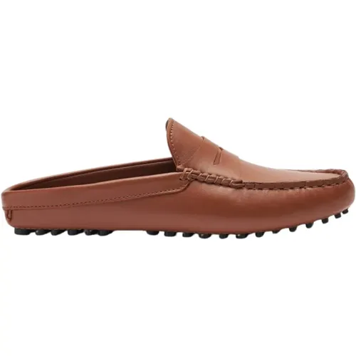 Cognac Penny Driver Mules , Damen, Größe: 37 1/2 EU - Scarosso - Modalova