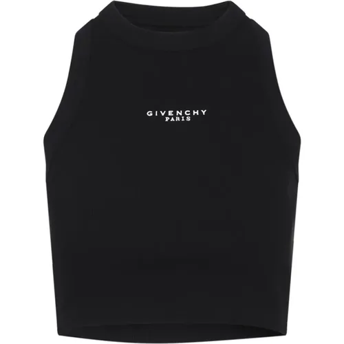 Sleeveless Tops, female, , Size: L Cotton Top - Givenchy - Modalova