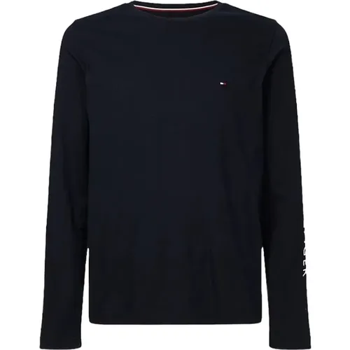 Long Sleeve T-Shirt , male, Sizes: XS, S - Tommy Hilfiger - Modalova