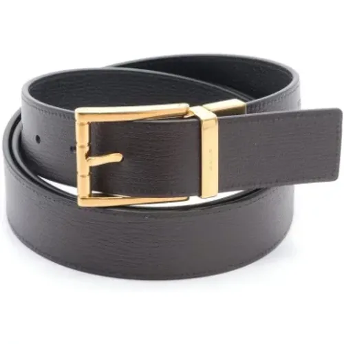 Pre-owned Belts, female, , Size: ONE SIZE Pre-owned Leather belts - Bally Pre-owned - Modalova