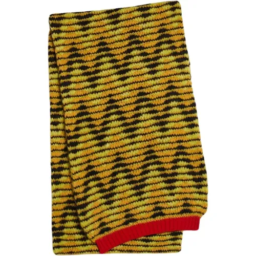 Chevron V Pattern Oversize Scarf , female, Sizes: ONE SIZE - Plan C - Modalova