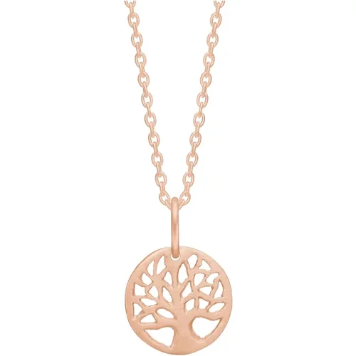 Tree of life necklace rosagold , Damen, Größe: L - Frk. Lisberg - Modalova