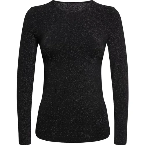 Metallic Top Long Sleeves , female, Sizes: L, S, XS, M - MVP wardrobe - Modalova