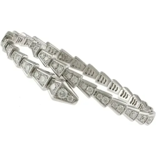 Pre-owned Jewellery, female, , Size: ONE SIZE Pre-owned White Gold bracelets - Bvlgari Vintage - Modalova