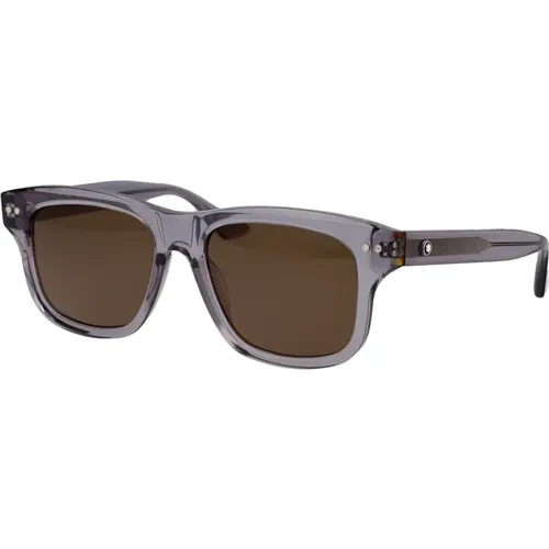 Stylish Sunglasses Mb0319S , male, Sizes: 55 MM - Montblanc - Modalova