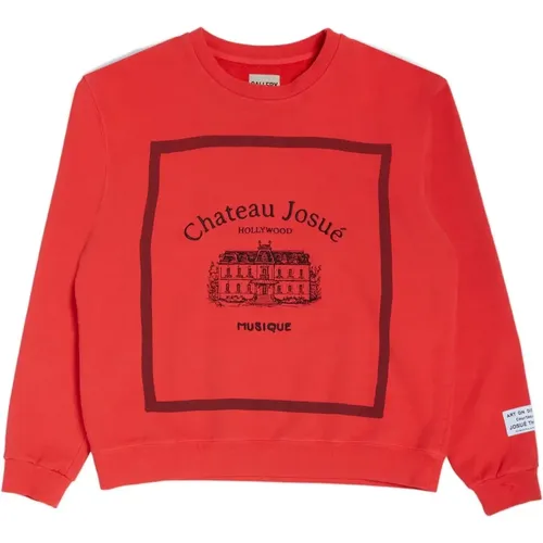 Sweatshirts, male, , Size: XL 'Musique' Crewneck with Chateau Josué - Gallery Dept. - Modalova