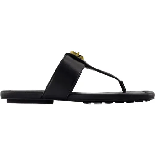 Flip Flops, female, , Size: 10 US Leather Dual T Sandals - Marc Jacobs - Modalova