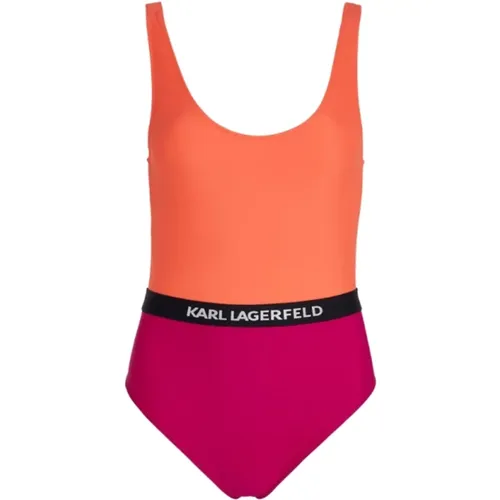 One-piece Swimsuit , female, Sizes: M - Karl Lagerfeld - Modalova
