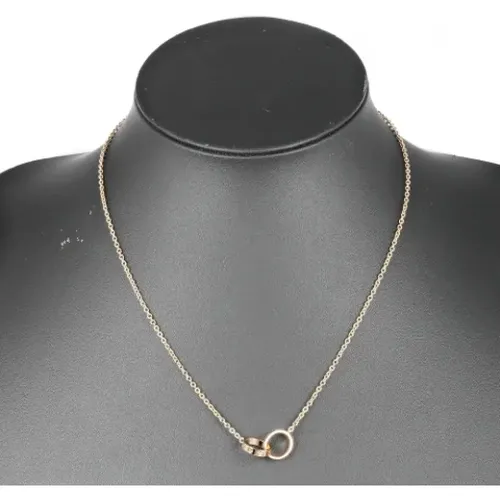 Pre-owned Jewellery, female, , Size: ONE SIZE Pre-owned Rose Gold necklaces - Cartier Vintage - Modalova