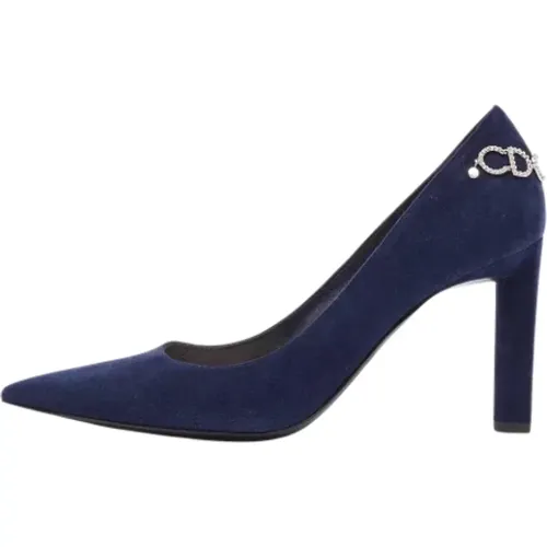 Pre-owned Suede heels , female, Sizes: 5 1/2 UK - Dior Vintage - Modalova