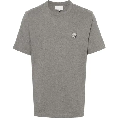 T-Shirts , Herren, Größe: L - Maison Kitsuné - Modalova