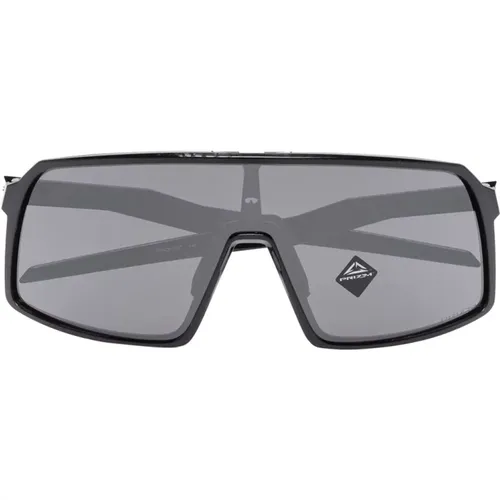 Schwarze Sonnenbrille mit Zubehör , Herren, Größe: 37 MM - Oakley - Modalova
