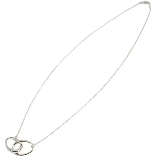 Pre-owned Jewellery, female, , Size: ONE SIZE Pre-owned Silver necklaces - Tiffany & Co. Pre-owned - Modalova