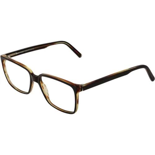 Glasses, unisex, , Size: ONE SIZE Brown Rectangle Optical Frames - Andy Wolf - Modalova
