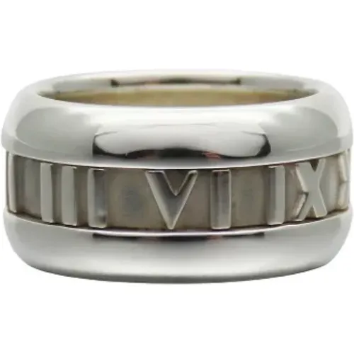 Pre-owned Jewellery, female, , Size: ONE SIZE Pre-owned Silver rings - Tiffany & Co. Pre-owned - Modalova