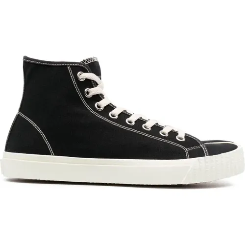 Sneakers, male, , Size: 8 US Tabi Split-Toe High-Top Sneakers - Maison Margiela - Modalova