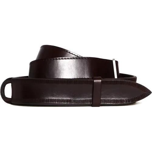 Belts, male, , Size: ONE SIZE Bull Leather Belt - Orciani - Modalova