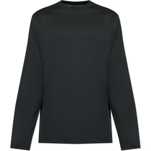 Long Sleeve Tops, male, , Size: XL Long sleeve T-shirt - Brioni - Modalova