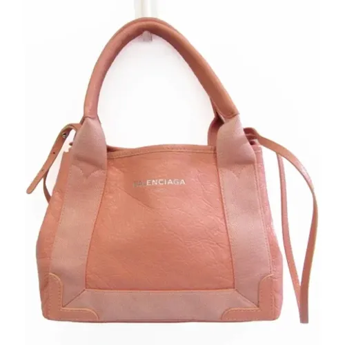 Pre-owned Tote Bags, female, , Size: ONE SIZE Pre-owned Canvas handbags - Balenciaga Vintage - Modalova