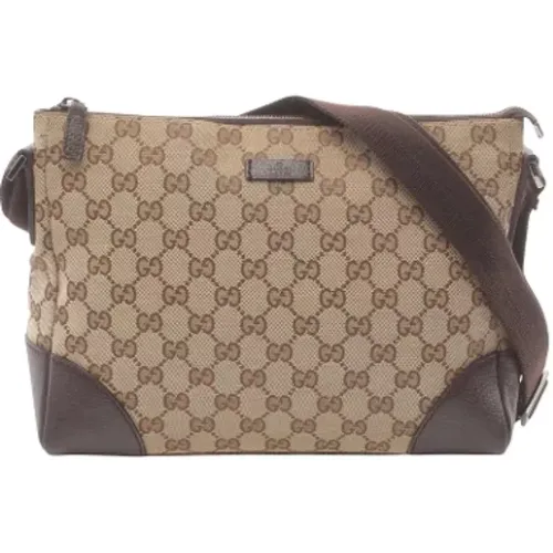 Pre-owned Cross Body Bags, female, , Size: ONE SIZE Pre-owned Canvas gucci-bags - Gucci Vintage - Modalova