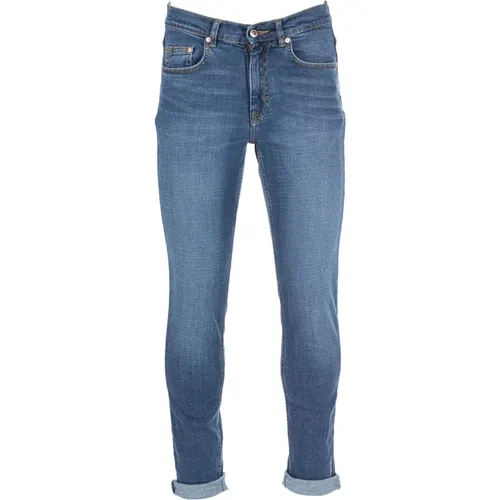 Blaue Denim Jeans für Herren , Herren, Größe: W32 - Harmont & Blaine - Modalova