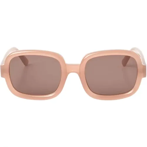 Sunglasses, female, , Size: 54 MM Women Accessories Sunglasses Nude Neutrals Ss23 - Ambush - Modalova