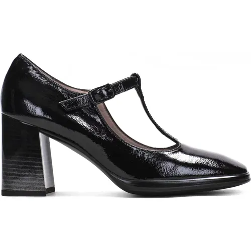 Schuh mit T-Riemen und Blockabsatz im Gradienteneffekt , Damen, Größe: 40 EU - Hispanitas - Modalova