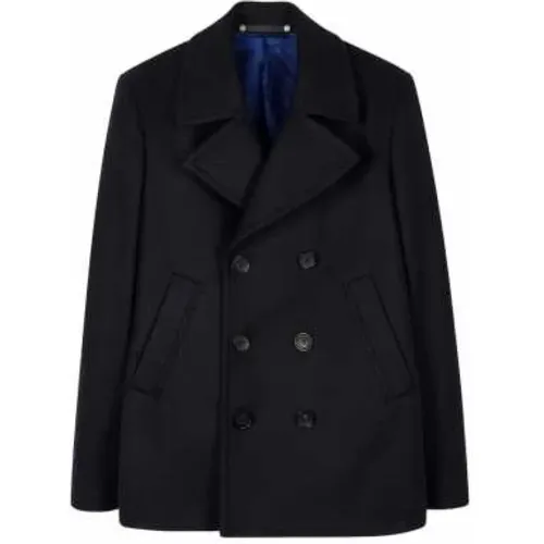 Blazers, male, , Size: S Navy Wool Peacoat Classic Style - Paul Smith - Modalova