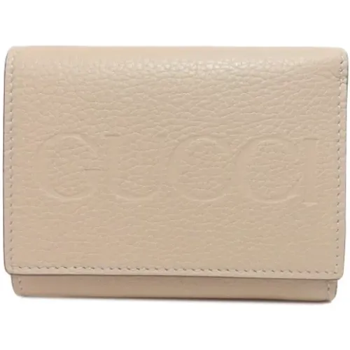 Pre-owned Wallets, female, , Size: ONE SIZE Pre-owned Leather wallets - Gucci Vintage - Modalova