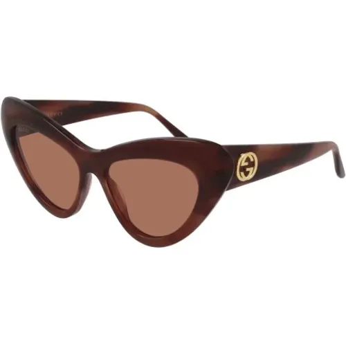 Sunglasses, unisex, , Size: ONE SIZE Stylish Sunglasses for Fashion Enthusiasts - Gucci - Modalova