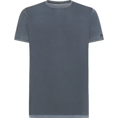 T-Shirts, male, , Size: 2XL Short Sleeve Techno Wash T-shirt - RRD - Modalova