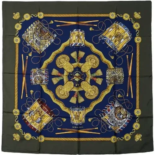 Pre-owned Scarves, female, , Size: ONE SIZE Pre-owned Silk scarves - Hermès Vintage - Modalova