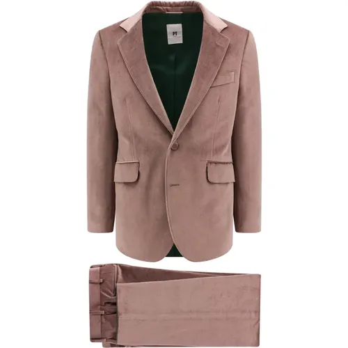 Cotton Suit with Classic Lapel , male, Sizes: L - PT Torino - Modalova