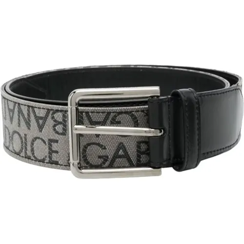Iconic Logo Belt , male, Sizes: 100 CM, 90 CM, 95 CM - Dolce & Gabbana - Modalova