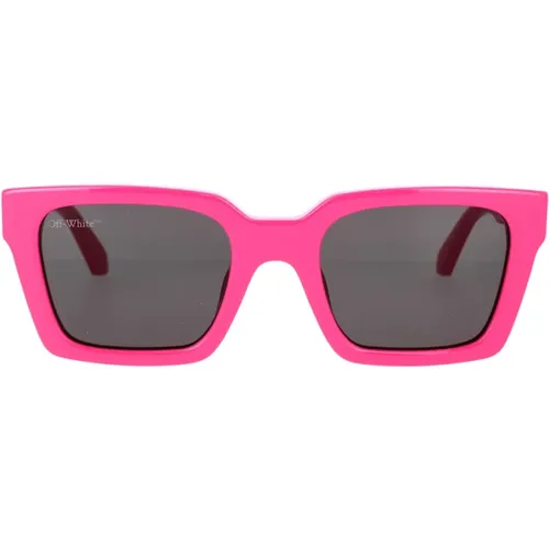 Unisex Palermo Sunglasses , unisex, Sizes: 51 MM - Off White - Modalova