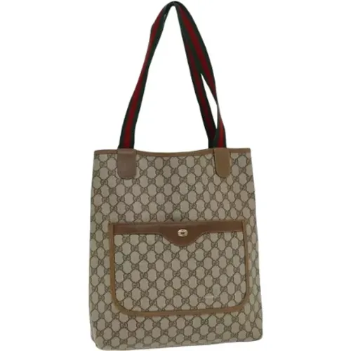 Pre-owned Tote Bags, female, , Size: ONE SIZE Pre-owned Leather totes - Gucci Vintage - Modalova