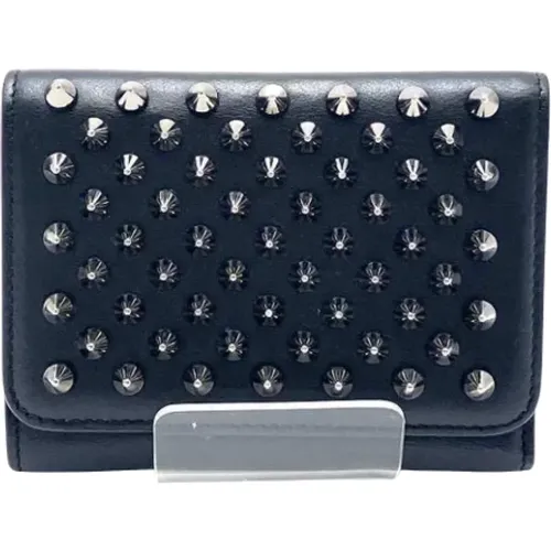 Pre-owned Wallets, female, , Size: ONE SIZE Pre-owned Leather wallets - Christian Louboutin Pre-owned - Modalova