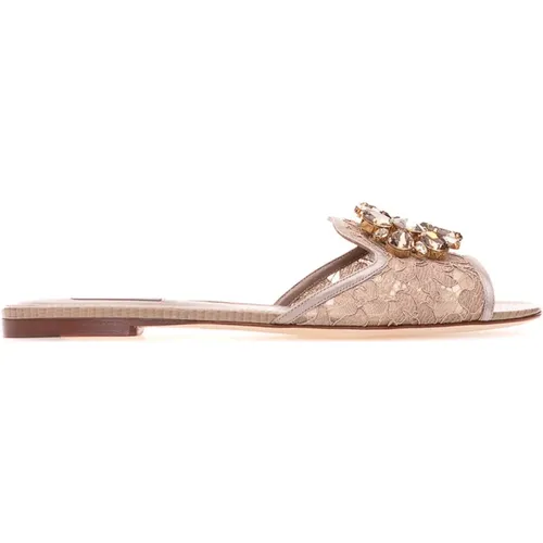 Stylish Slippers Cq0023Ag66780703 , female, Sizes: 3 UK, 4 UK - Dolce & Gabbana - Modalova