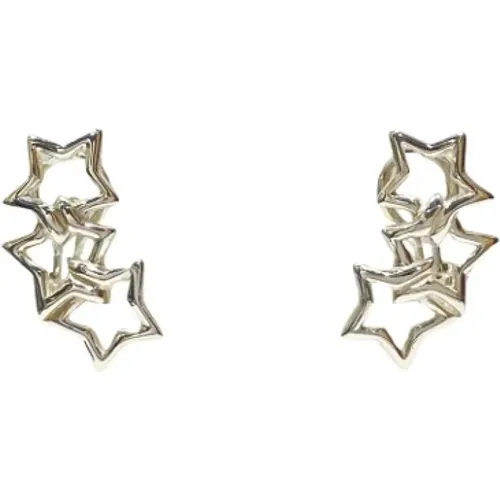 Pre-owned Jewellery, female, , Size: ONE SIZE Pre-owned Silver earrings - Tiffany & Co. Pre-owned - Modalova