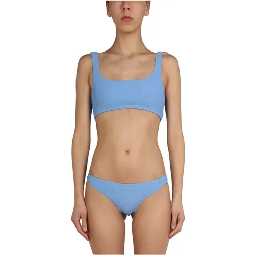 Bikini Briefs With All Over Logo , female, Sizes: L - alexander wang - Modalova