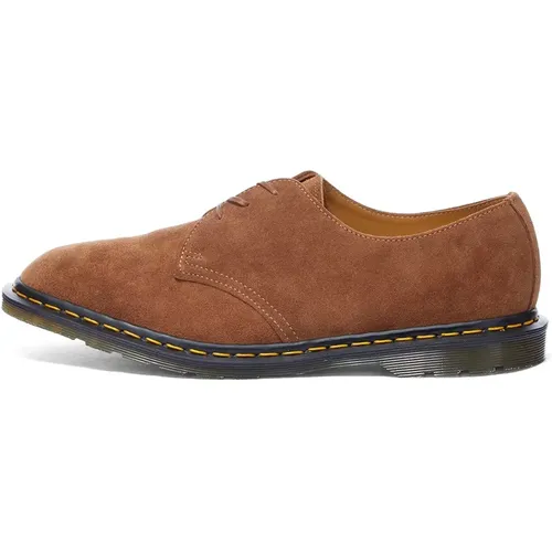 Laced Shoes, male, , Size: 8 US Archie II Repello Calf Suede Shoes - Dr. Martens - Modalova