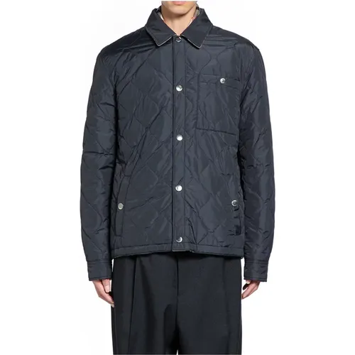 Light Jackets, male, , Size: M Quilted Reversible Lightweight Jacket - Burberry - Modalova